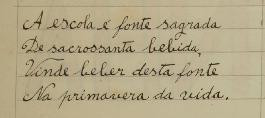 A Escola é fonte sagrada