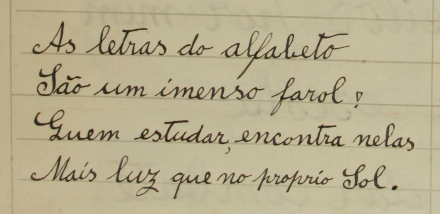 As Letras do Alfabeto são imenso farol